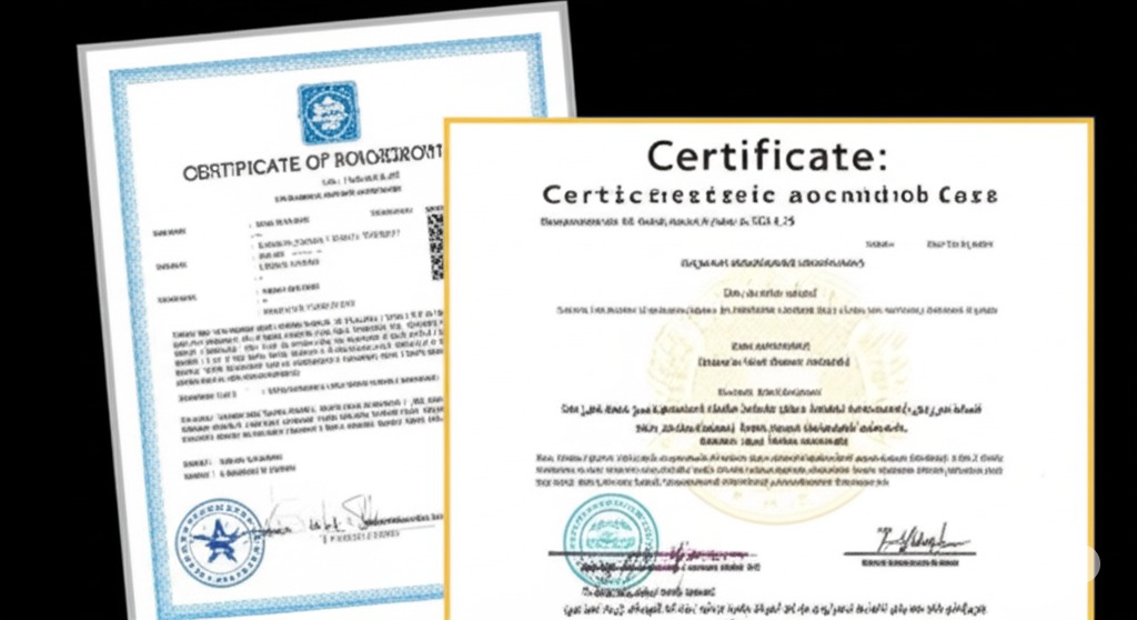 certificates of attestation